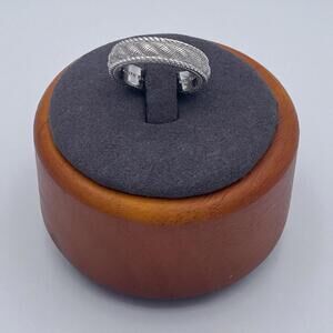 Judith Ripka Sterling Silver Braided Rope Band Ring 925 Vintage Designer Size 7